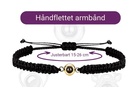 Fotoarmbånd flettet