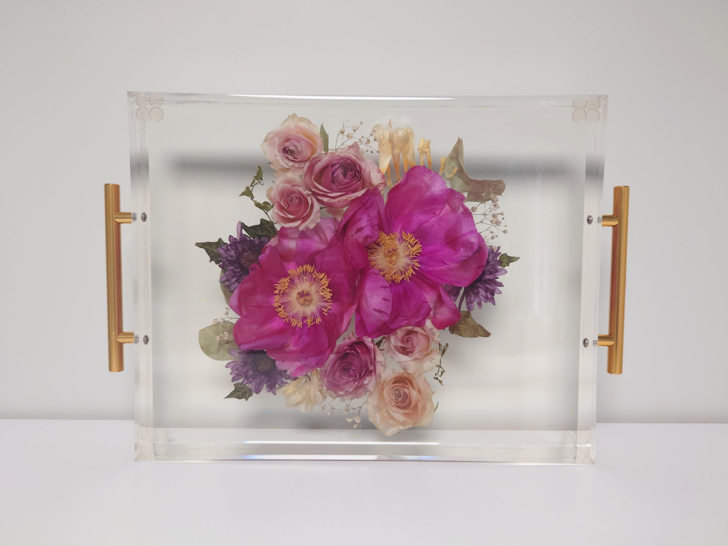 Pyntefat med tørkede blomster
