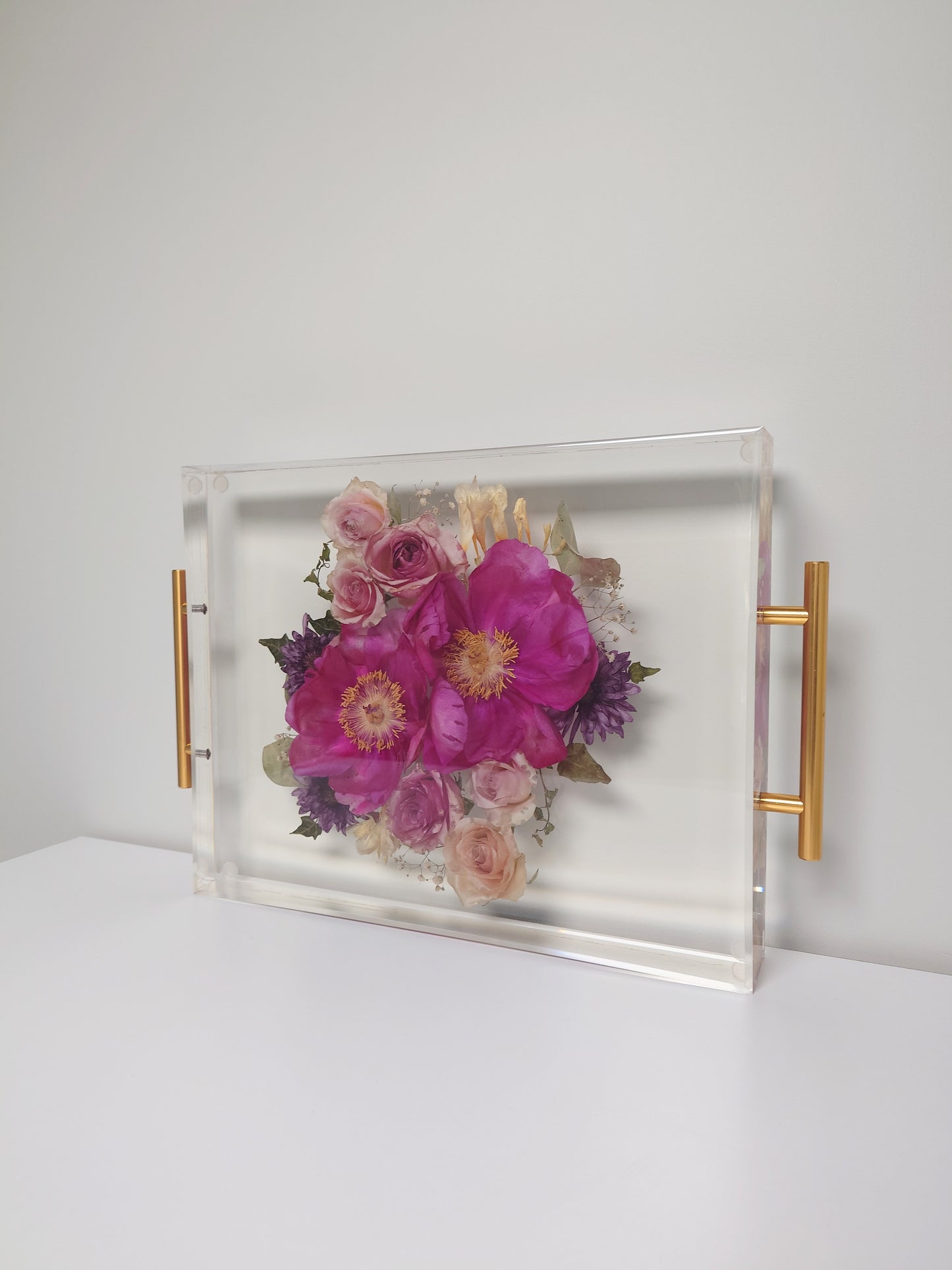 Pyntefat med tørkede blomster