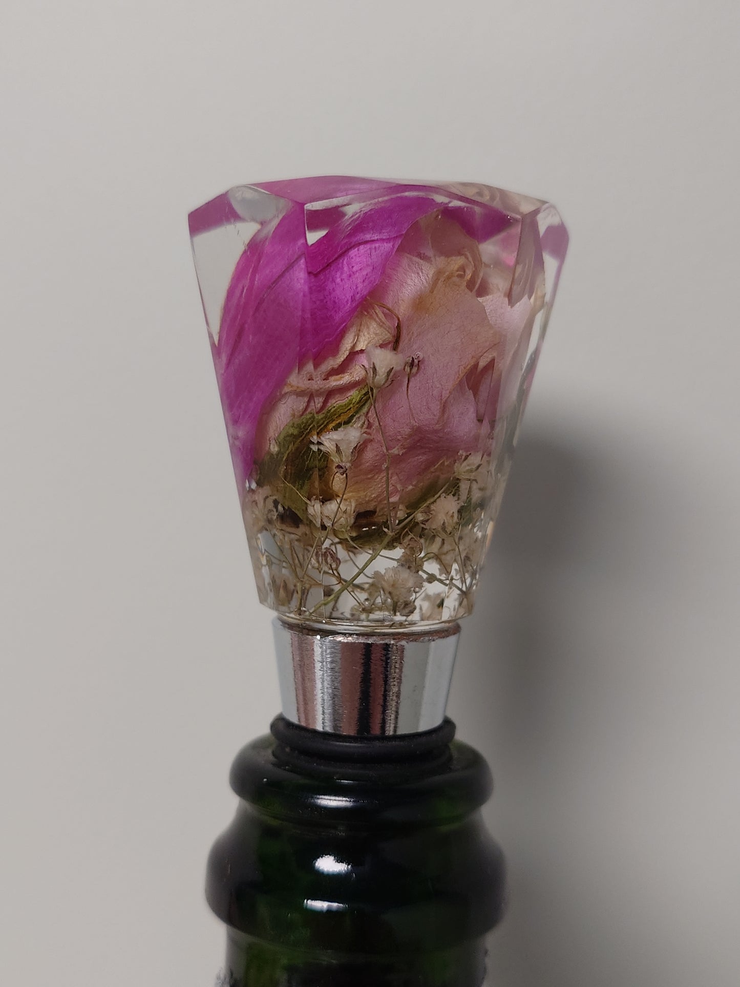 Vinkork med tørkede blomster