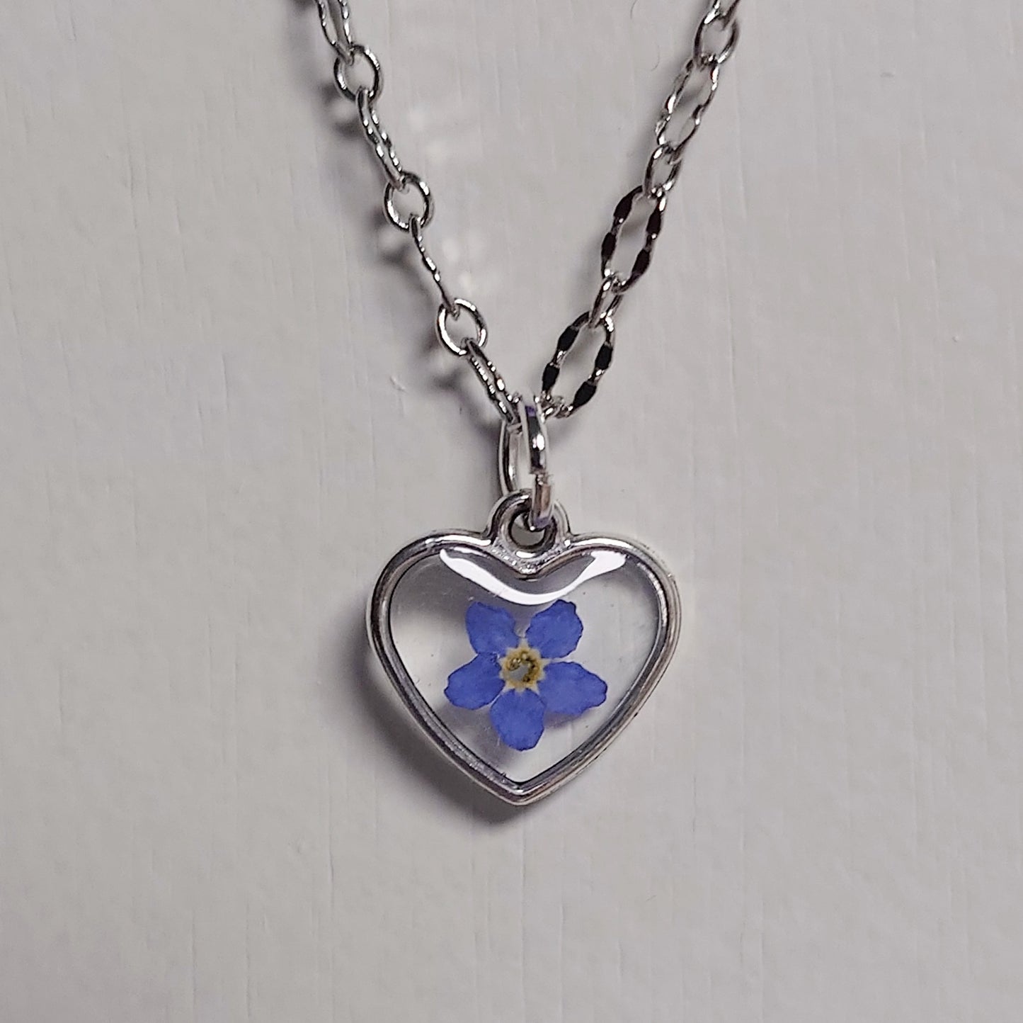 Lite hjerteanheng med ekte Forglemmegei