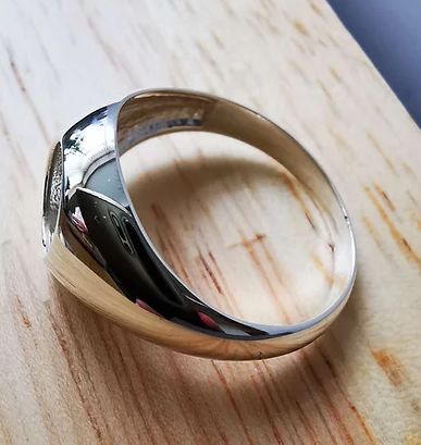 Martin oval signetring