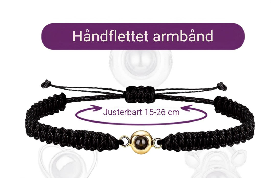 Fotoarmbånd flettet