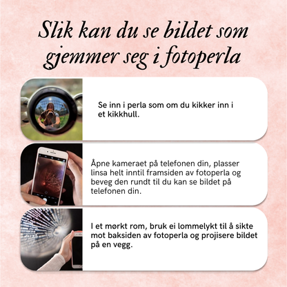 Fotoanheng hjerte bling