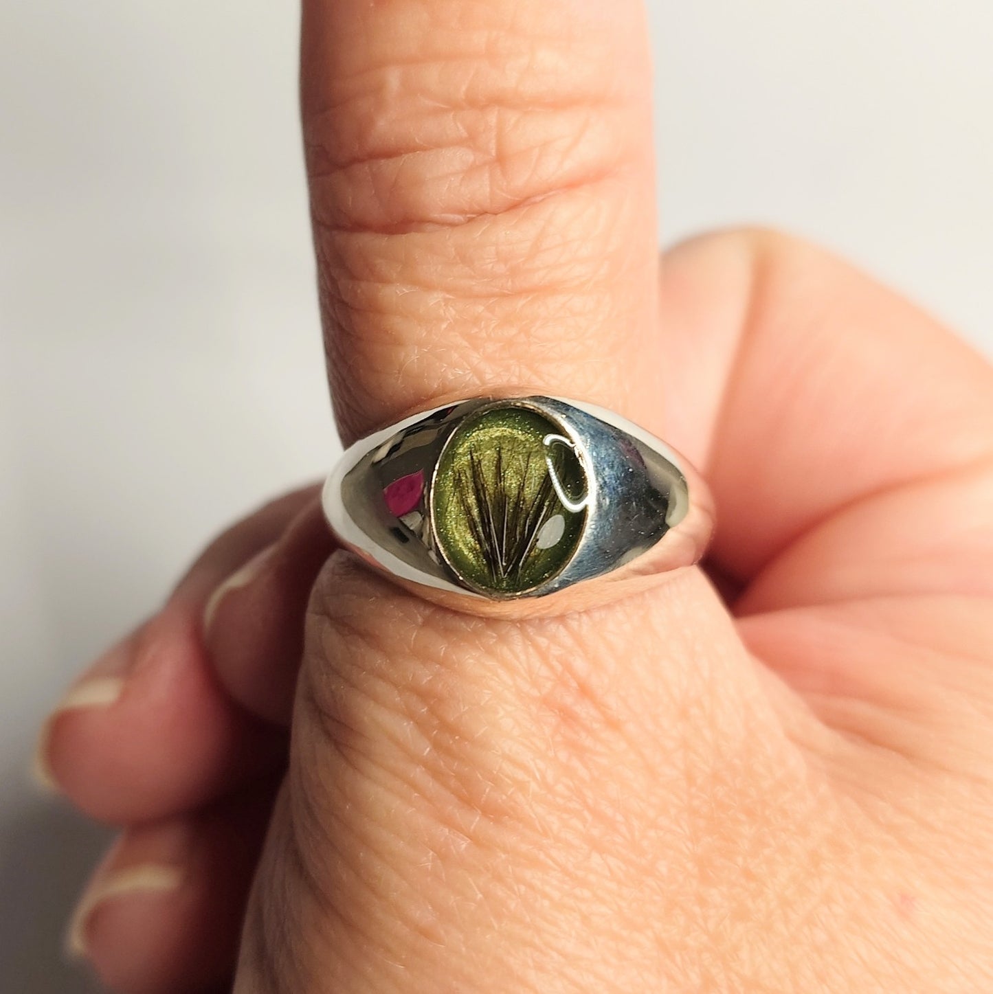 Martin oval signetring