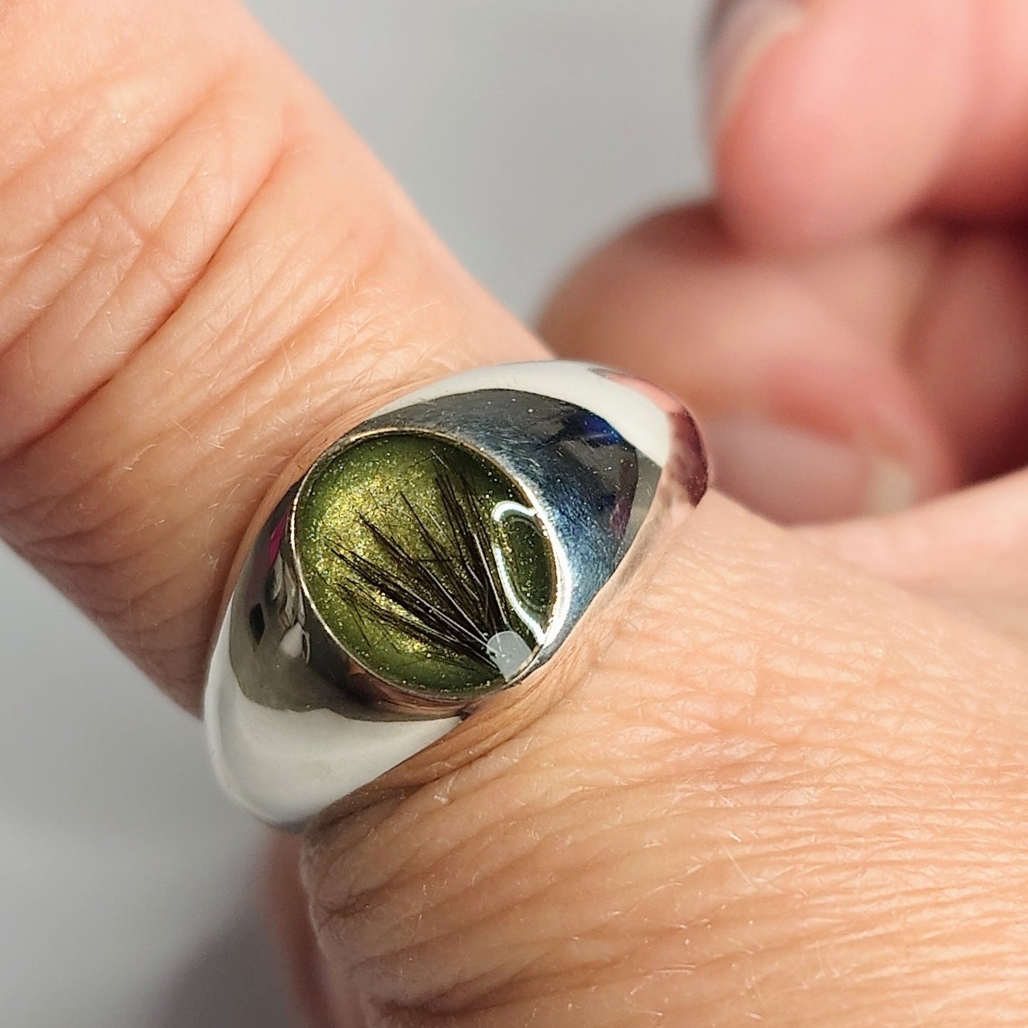 Martin oval signetring