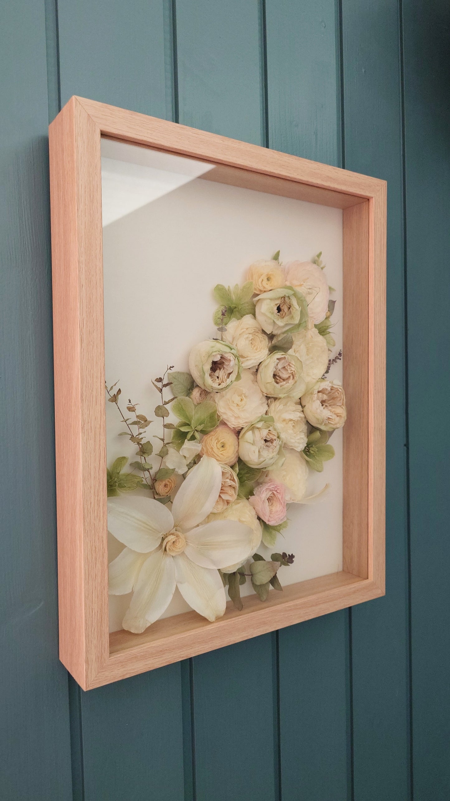 Brudebuketten i ramme