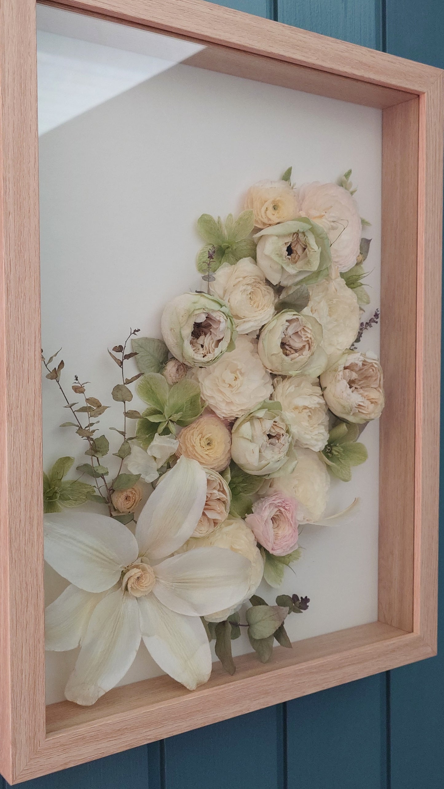 Brudebuketten i ramme