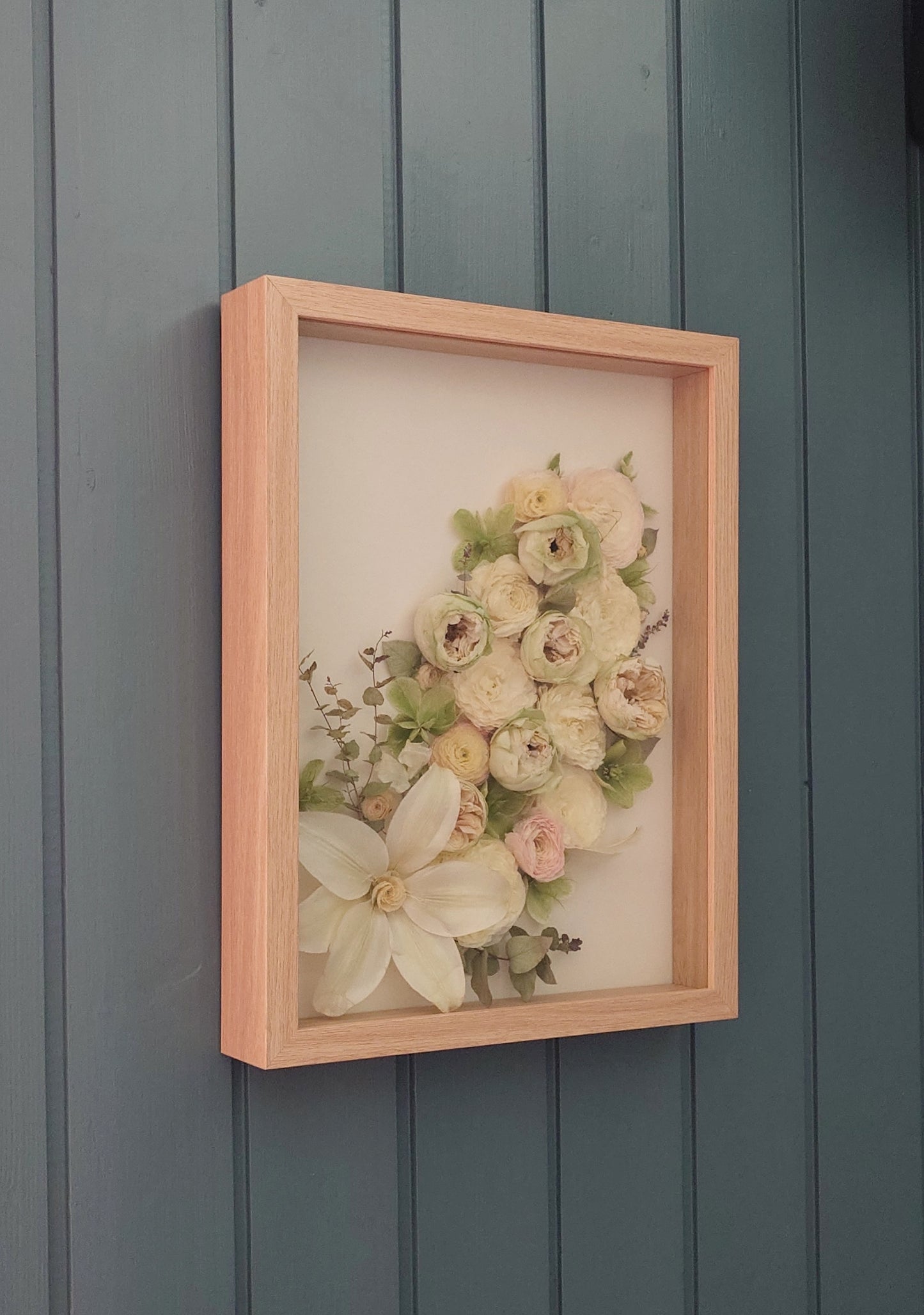 Brudebuketten i ramme