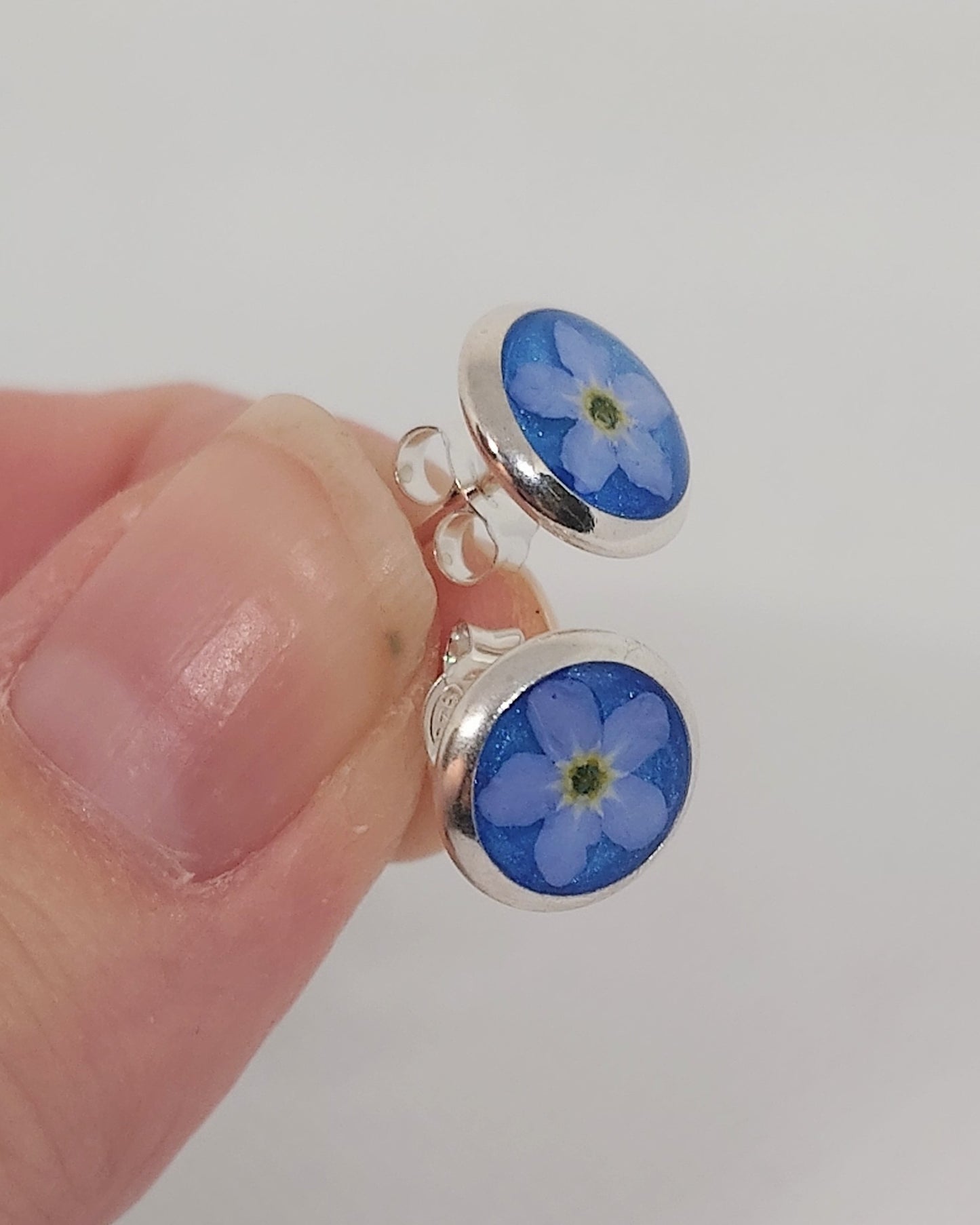 Forglemmegei øredobber