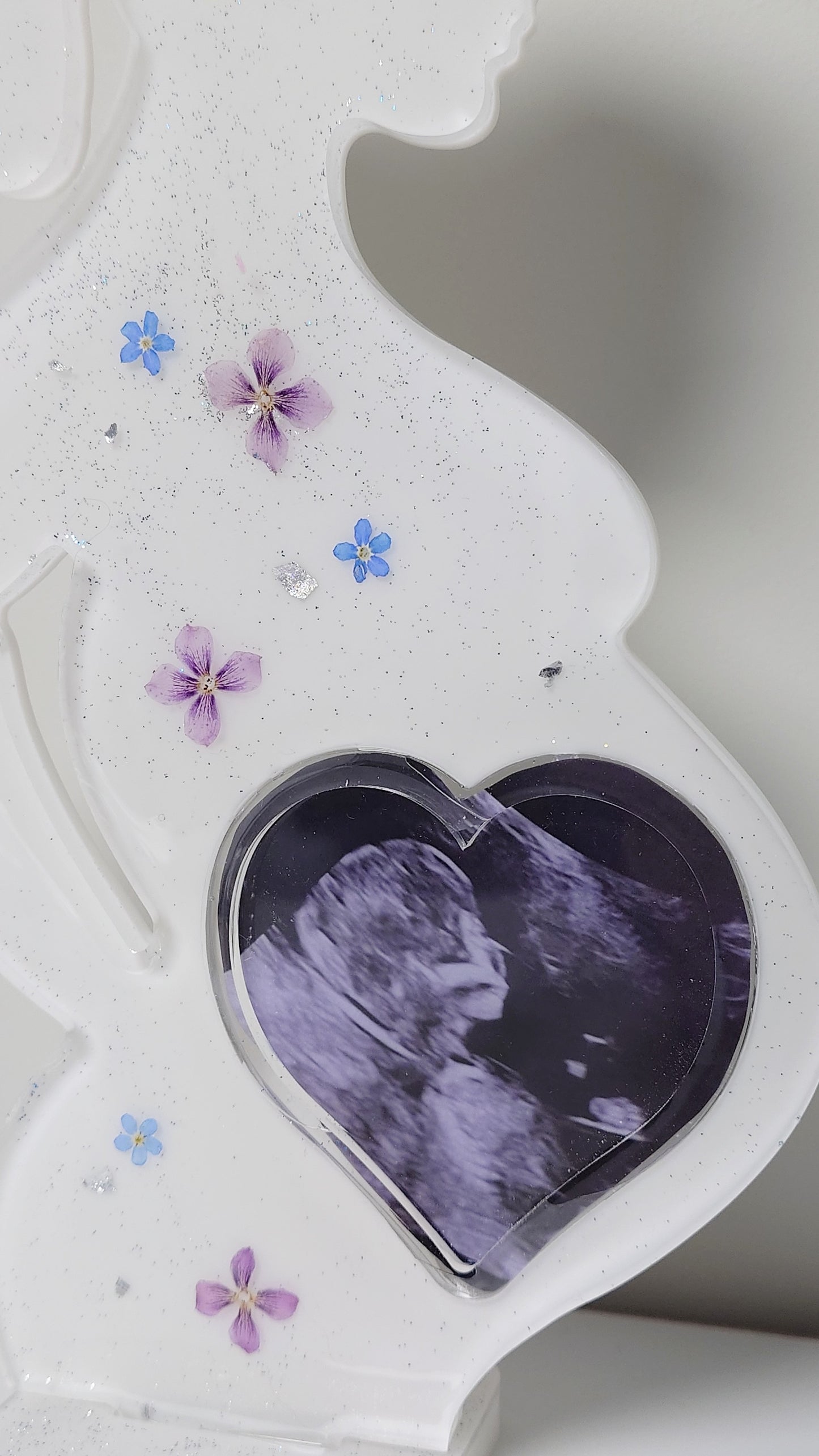 Gravid dame med ultralydbilde