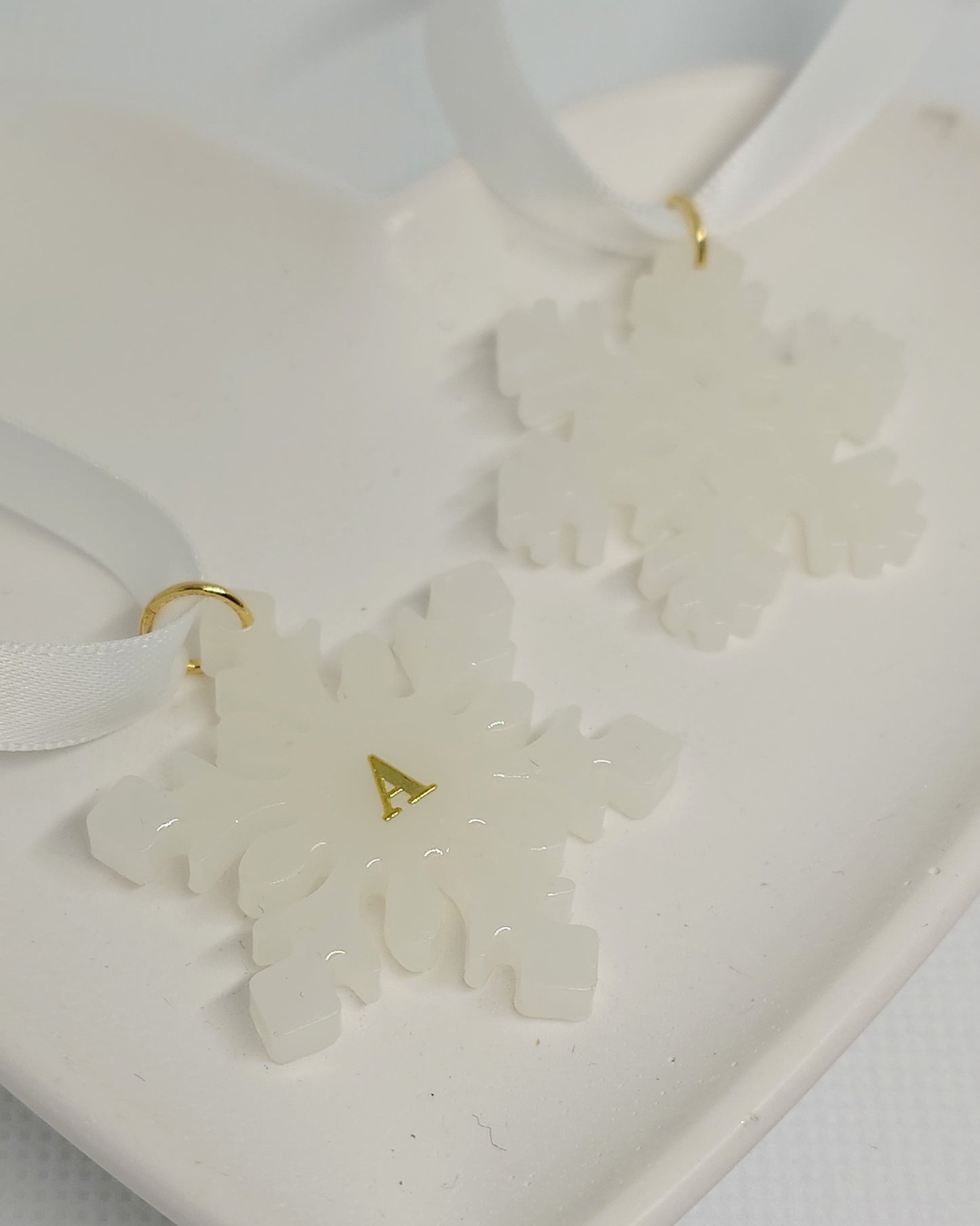 Snøfnugg juletrepynt liten