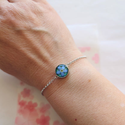 Forglemmegei armbånd