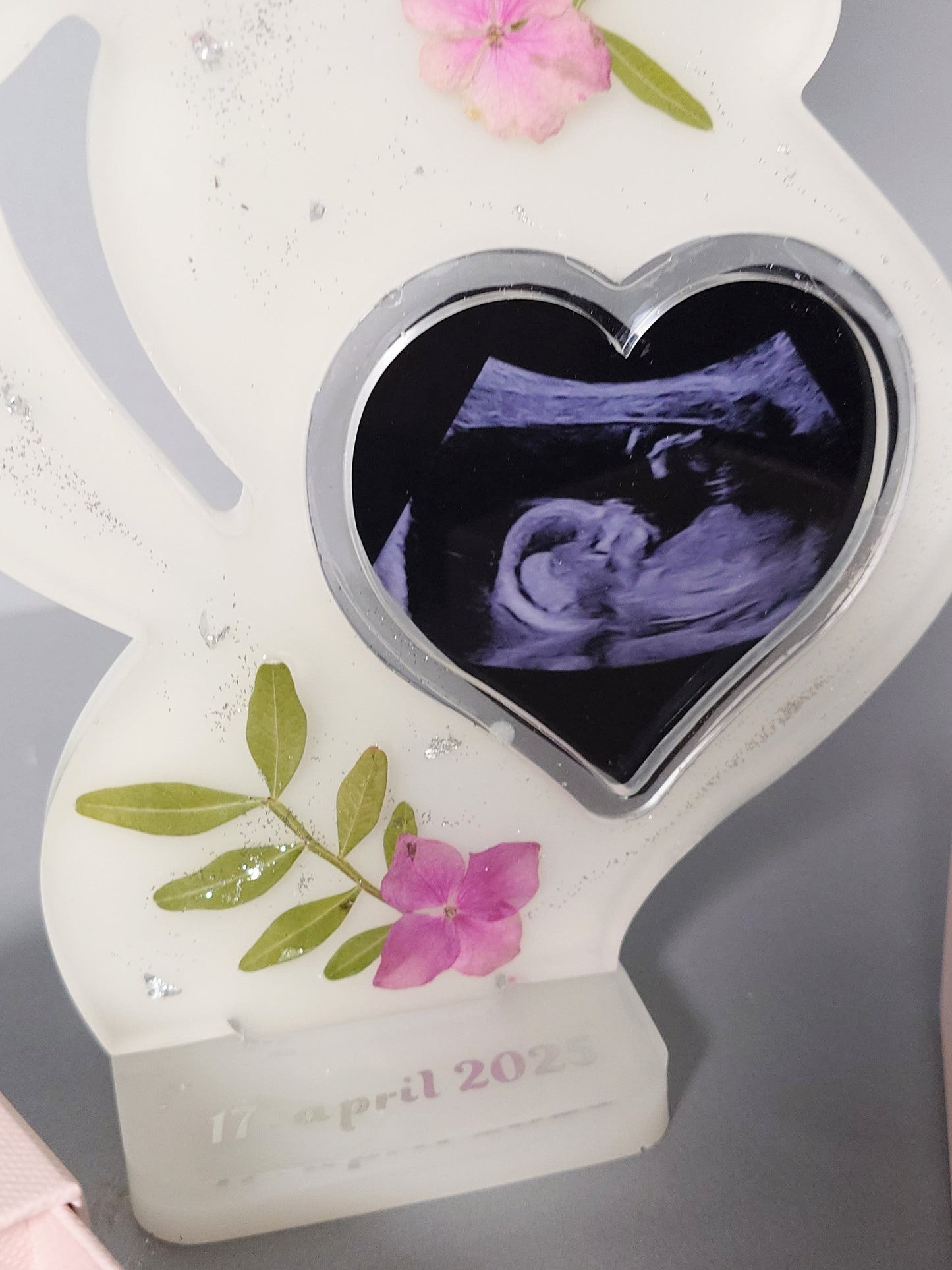 Gravid dame med ultralydbilde