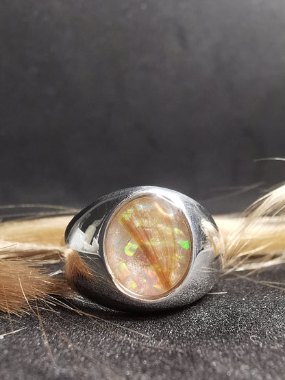 Martin oval signetring