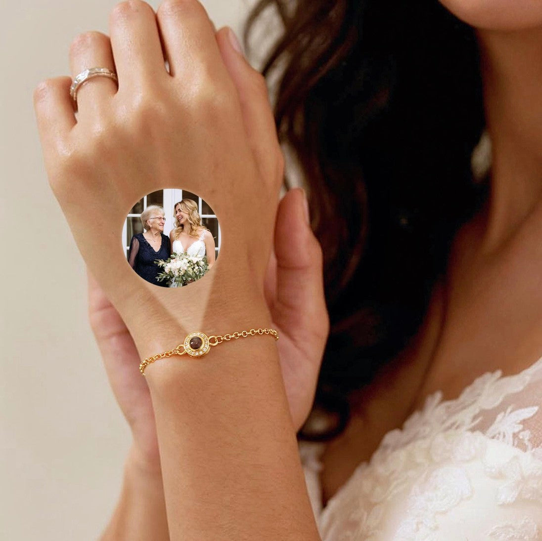 Fotoarmbånd bling