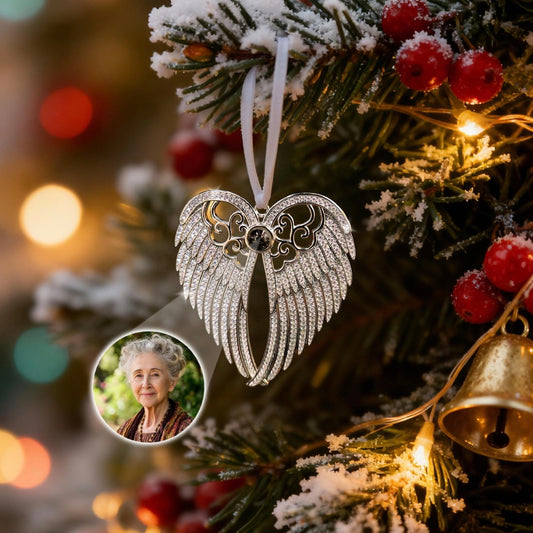 Fotoornament englevinger